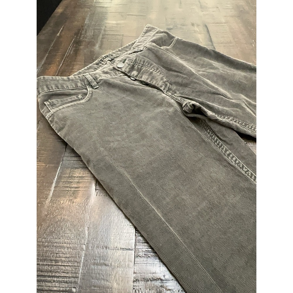 Theory Pants Mens 32x30 Gray Corduroy Regular Fit Stretch Chino 5 Pocket